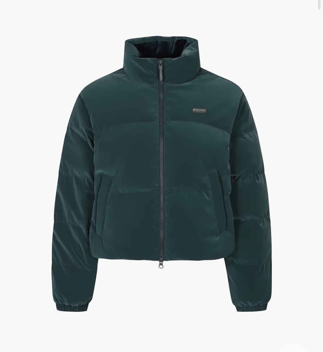 헤이니글로우숏패딩 고윤정패딩 그린컬러 상품이미지2