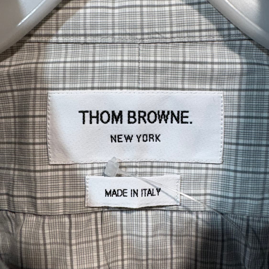 [2] THOM BROWNE 톰브라운 체크 셔츠 상품이미지6