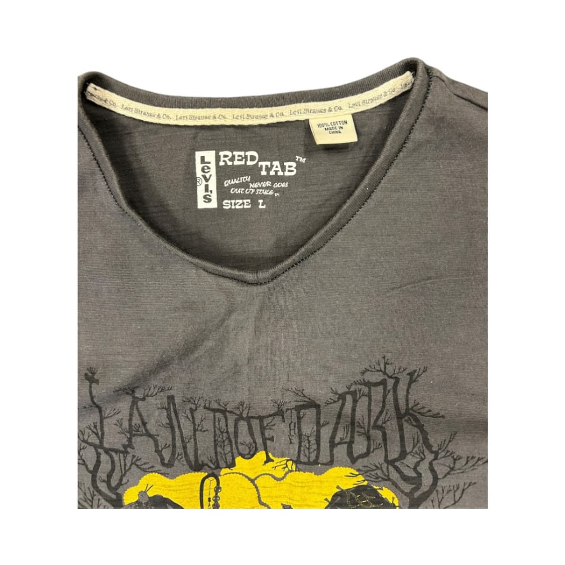 L) 리바이스 다크그레이 아트워크 그래픽 반팔티 T-112 상품이미지3