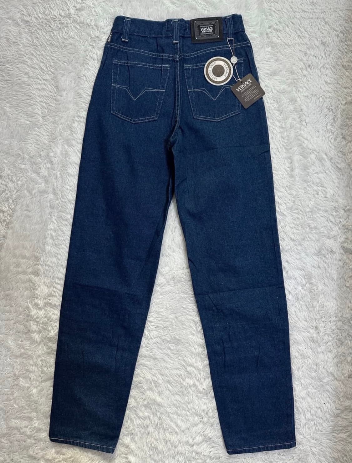 베르사체 진스 꾸뛰르 빈티지 다크 블루 데님 팬츠 상품이미지5