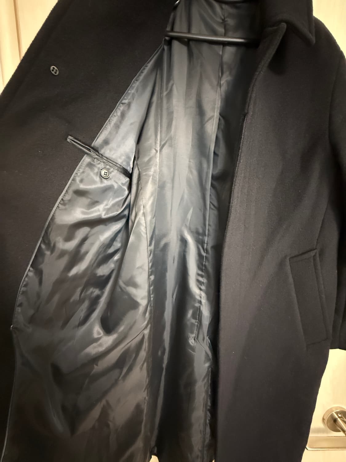 [PROJECT M] 남성 울 롱코트 M사이즈 / 상품이미지4