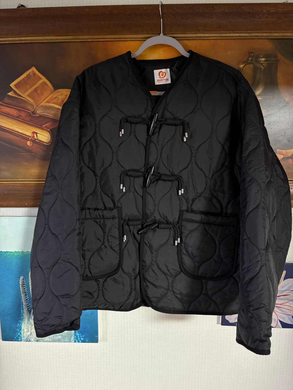 코인서울x밈더 퀼팅 자켓 상품이미지2
