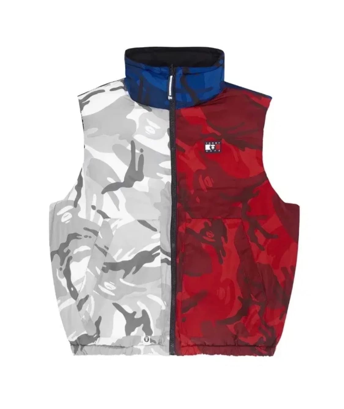 에이프(베이프) x 타미 콜라보 리버시블 패딩조끼 상품이미지2