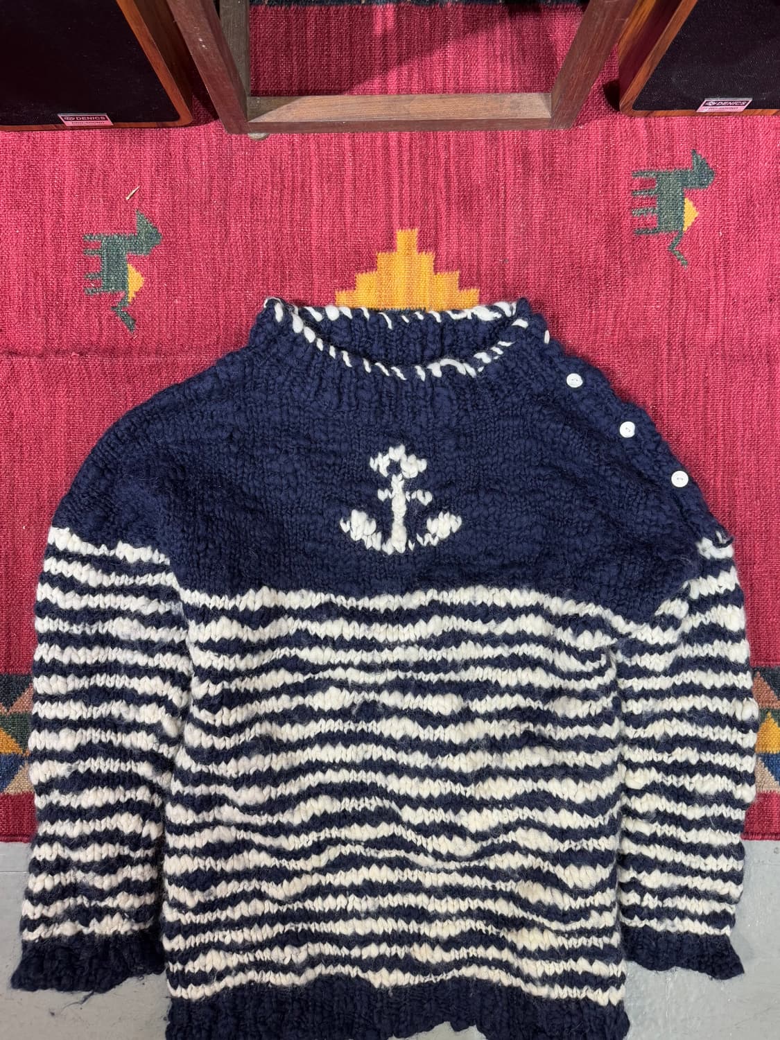 Handmade anchor 헤비 울 니트 상품이미지4