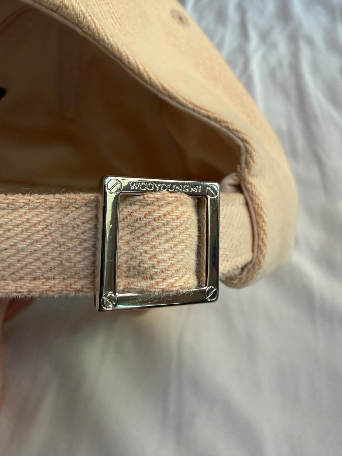 우영미 자수 볼캡 살몬23FW 모자  Wooyoungmi Cap 상품이미지7