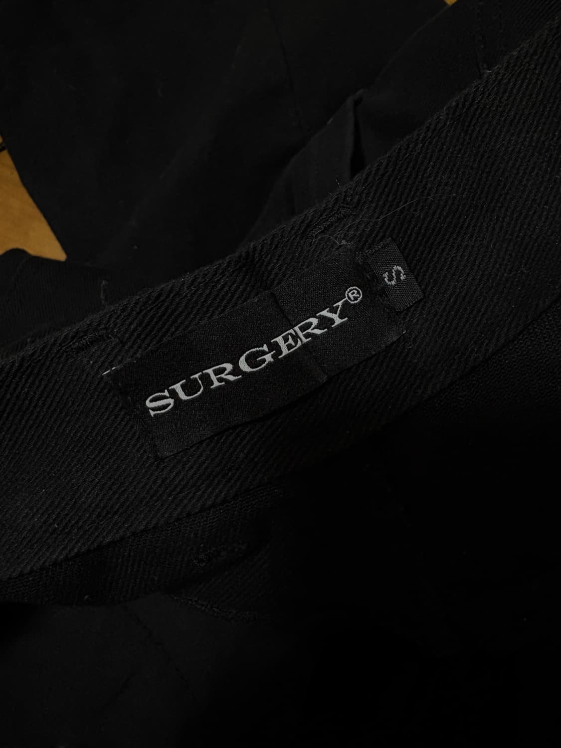 Surgery 써저리 컨실라인 데님팬츠 블랙s 상품이미지3