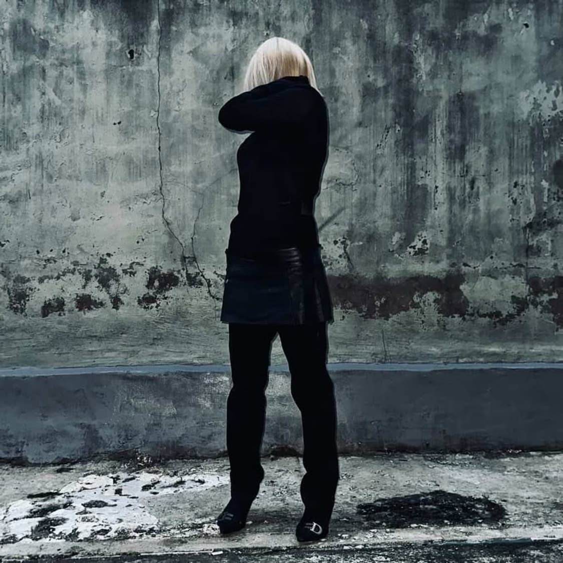 [Custom] Cutted leather mini skirt 상품이미지3