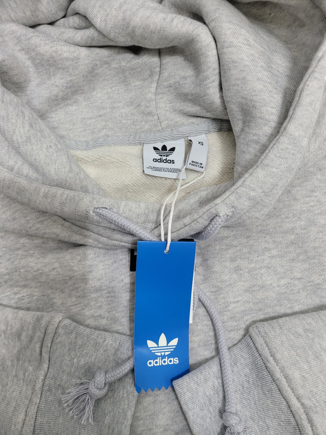 (새상품) adidas 아디다스 VOCAL 크롭 후드 / 여 XS 그레이 상품이미지5