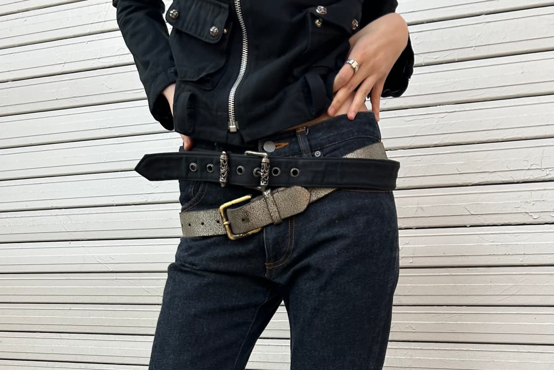 코팅 레더 벨트 상품이미지1