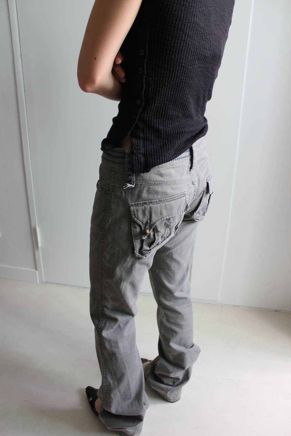 Diesel low-rise cotton pants 상품이미지2