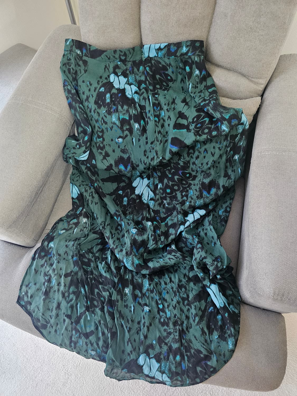 [uk4,us0,eu32] 올세인츠 쉬폰 비스코스 스커트 상품이미지6