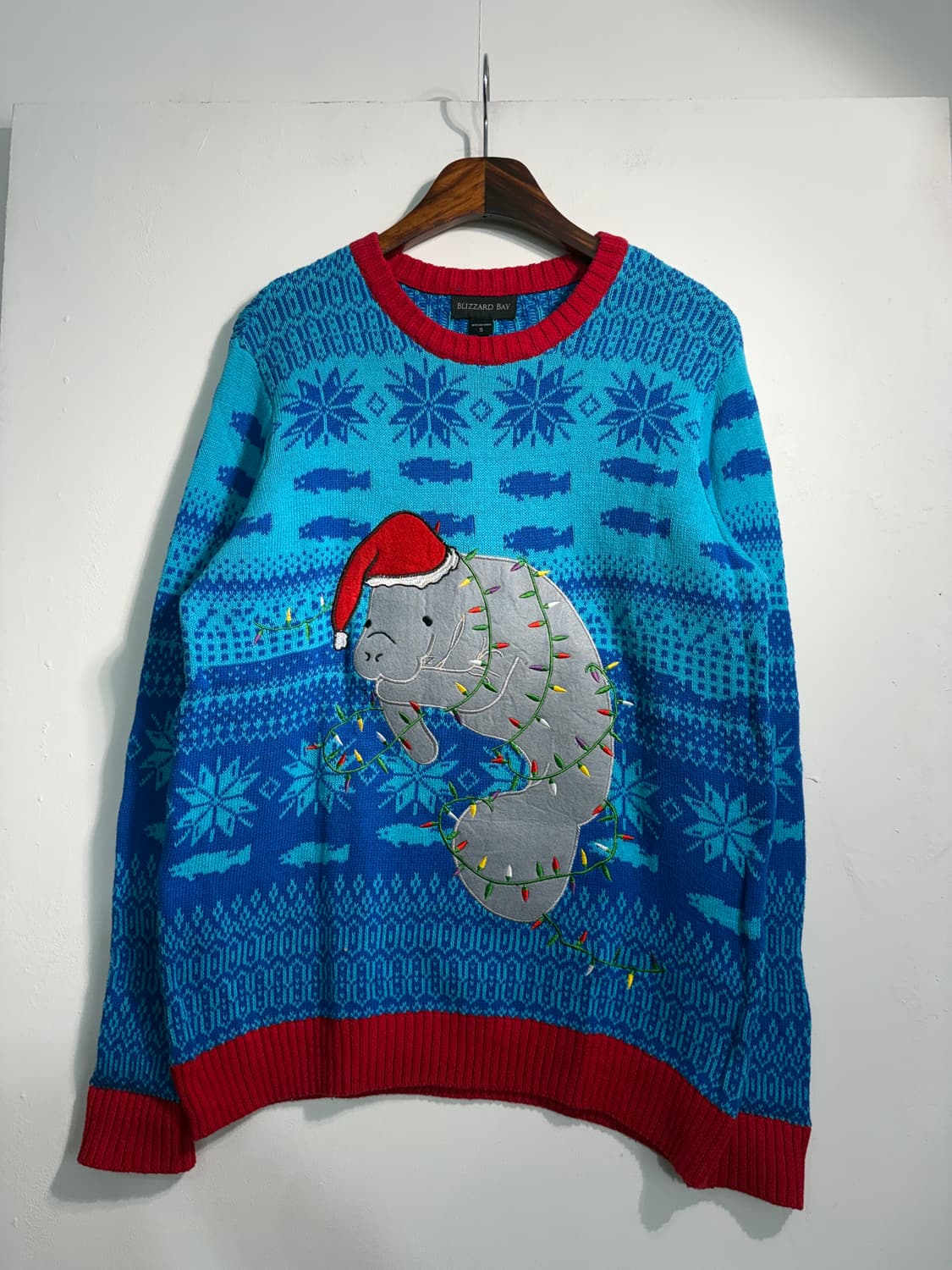 U.S.A. 크리스마스 매너티 어글리니트 코튼100%  상품이미지2