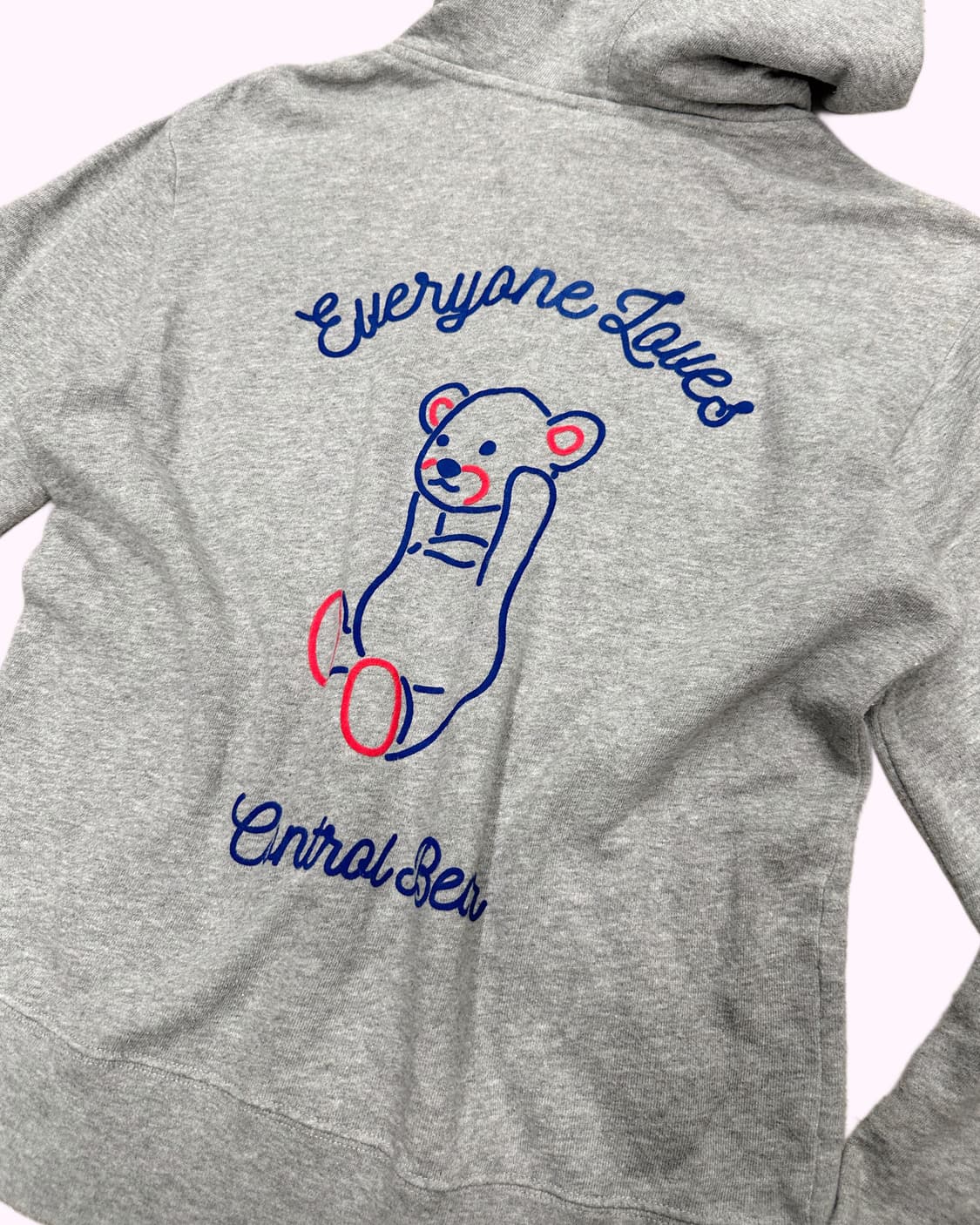 GRANIPH control bear printing hood zipup 상품이미지5