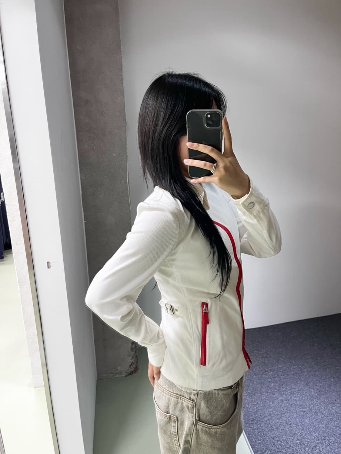 버버리 투웨이 레드 포인트 집 자켓 상품이미지4