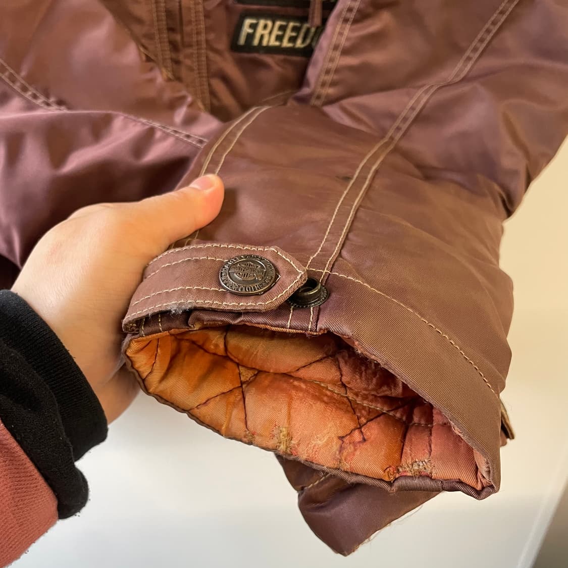 90s 할리데이비슨 나일론 바이커자켓 상품이미지6