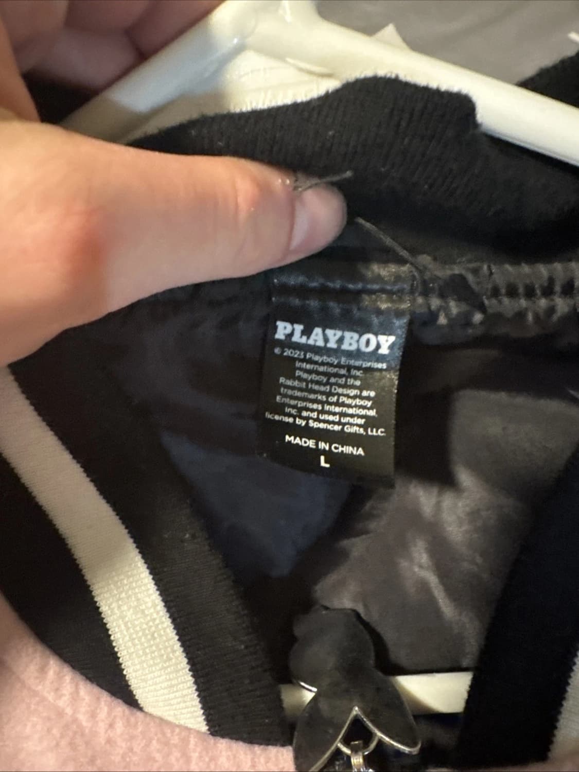 플레이보이 버니 바시티 자켓 핑크 상품이미지3