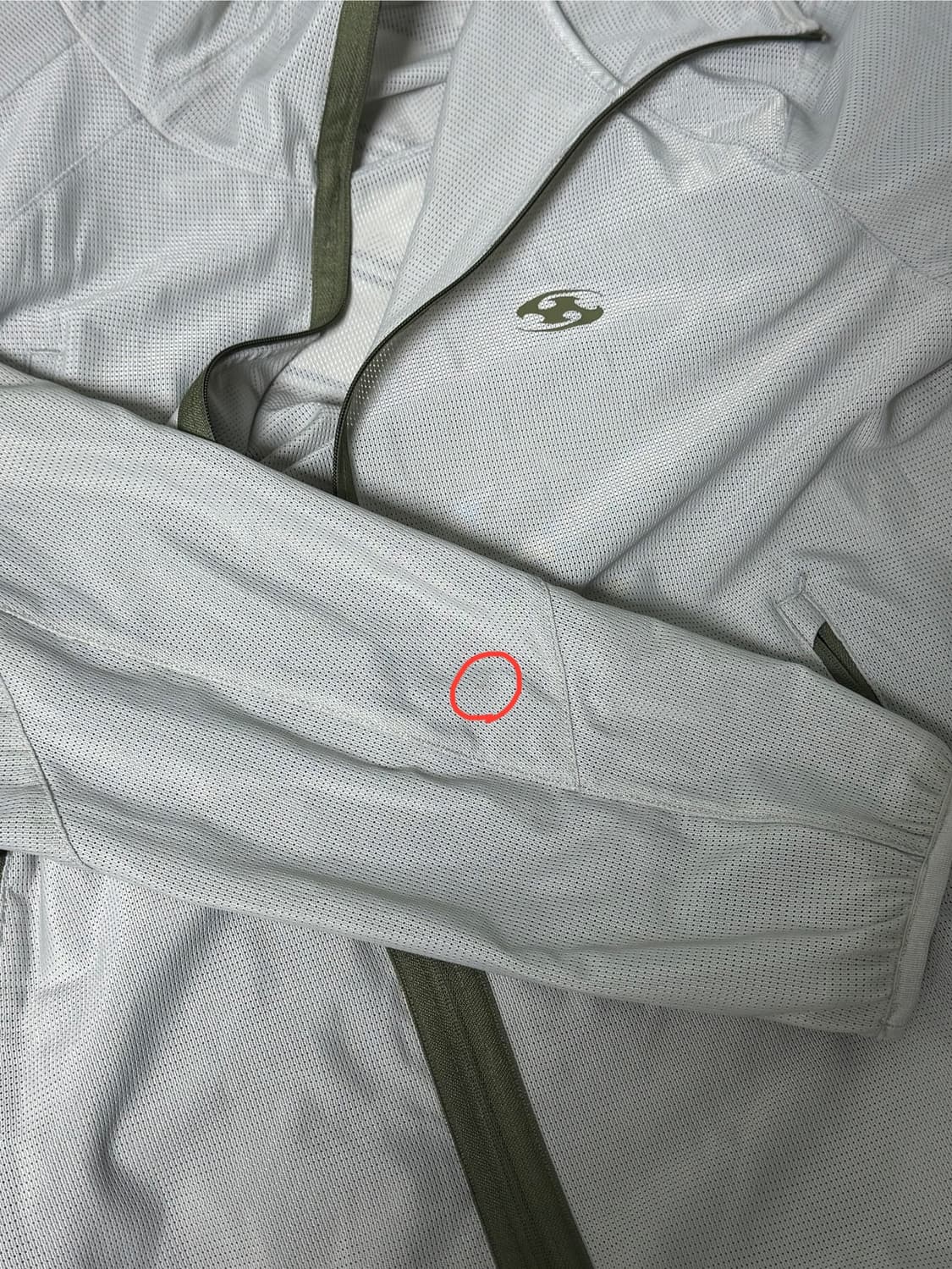 산산기어 지퍼 메쉬 자켓 그레이 1  상품이미지2