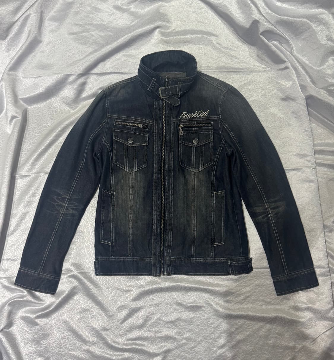 In the Attic High-Neck Design Denim Jack 상품이미지1