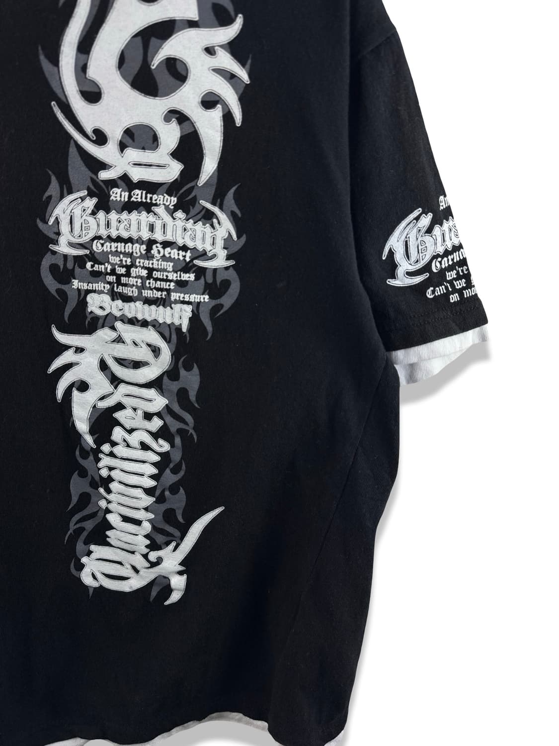 JPN Y2K 레터링 반팔티셔츠1834 상품이미지4