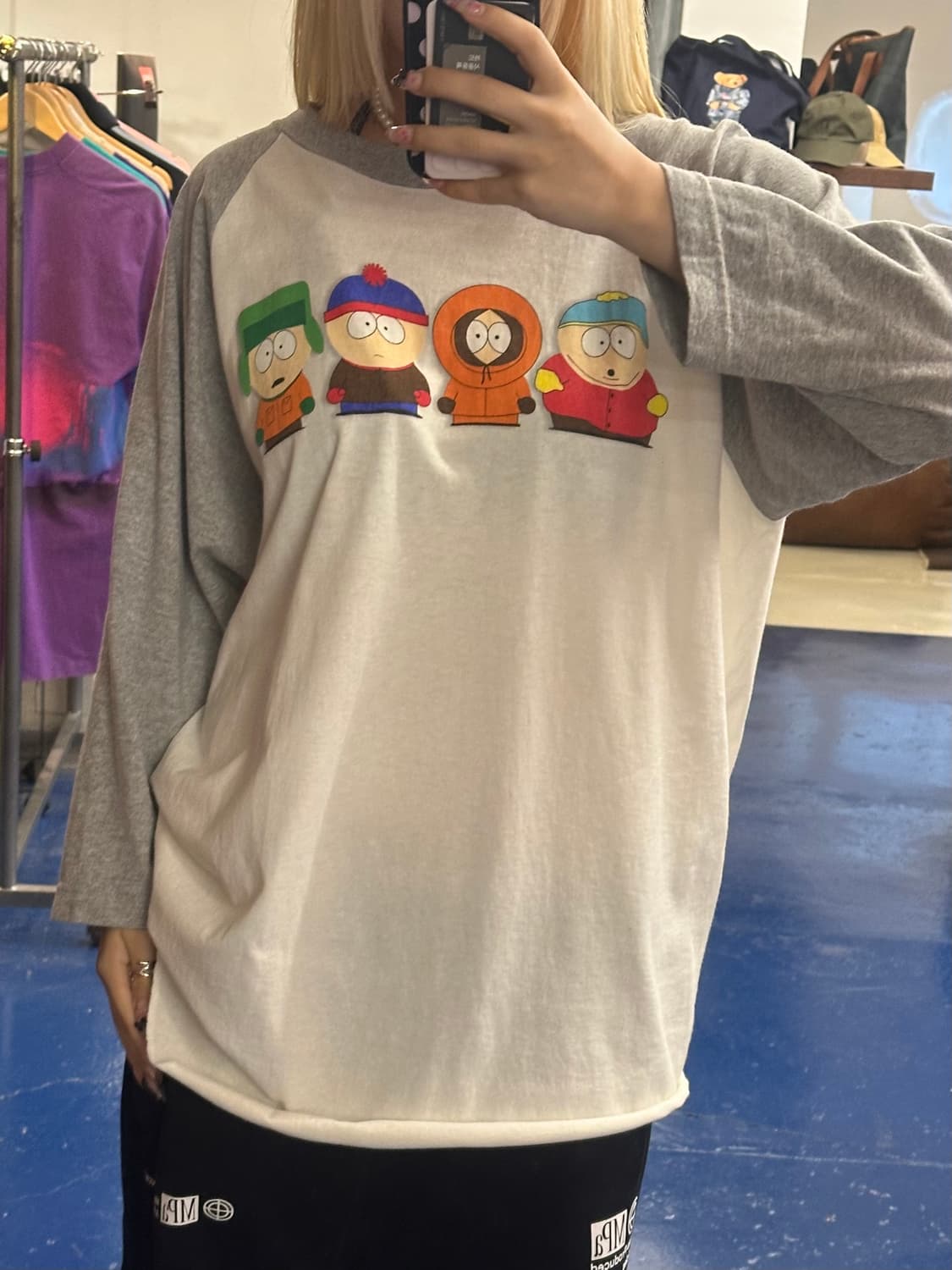 1990s usa 사우스파크 나그랑 7부 슬리브 상품이미지5