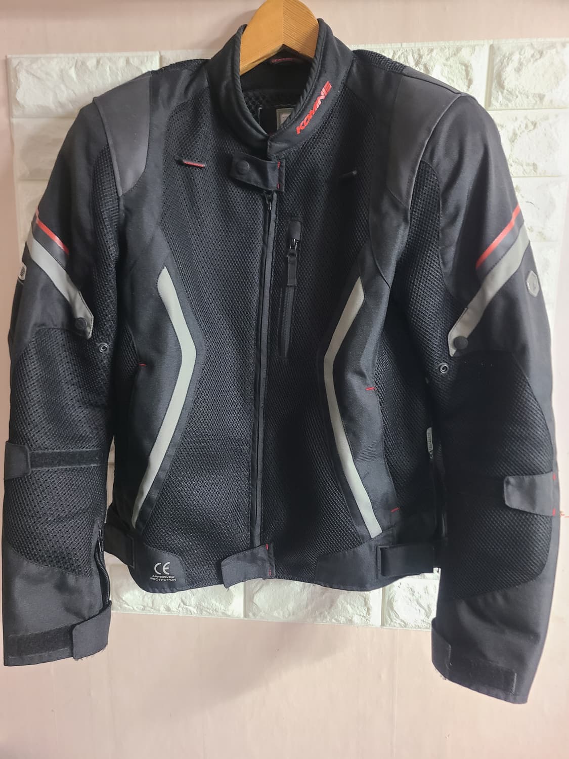 코미네 블랙 메쉬 오토바이 자켓(라지) 상품이미지1