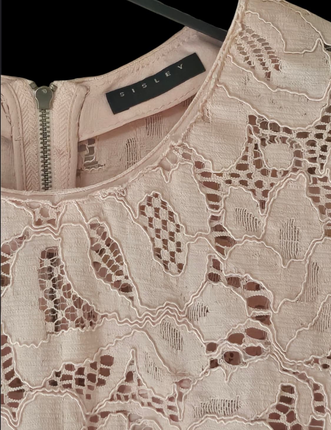 시슬리 핑크 플라워 자수 러블리 민소매 미디원피스 55 상품이미지2