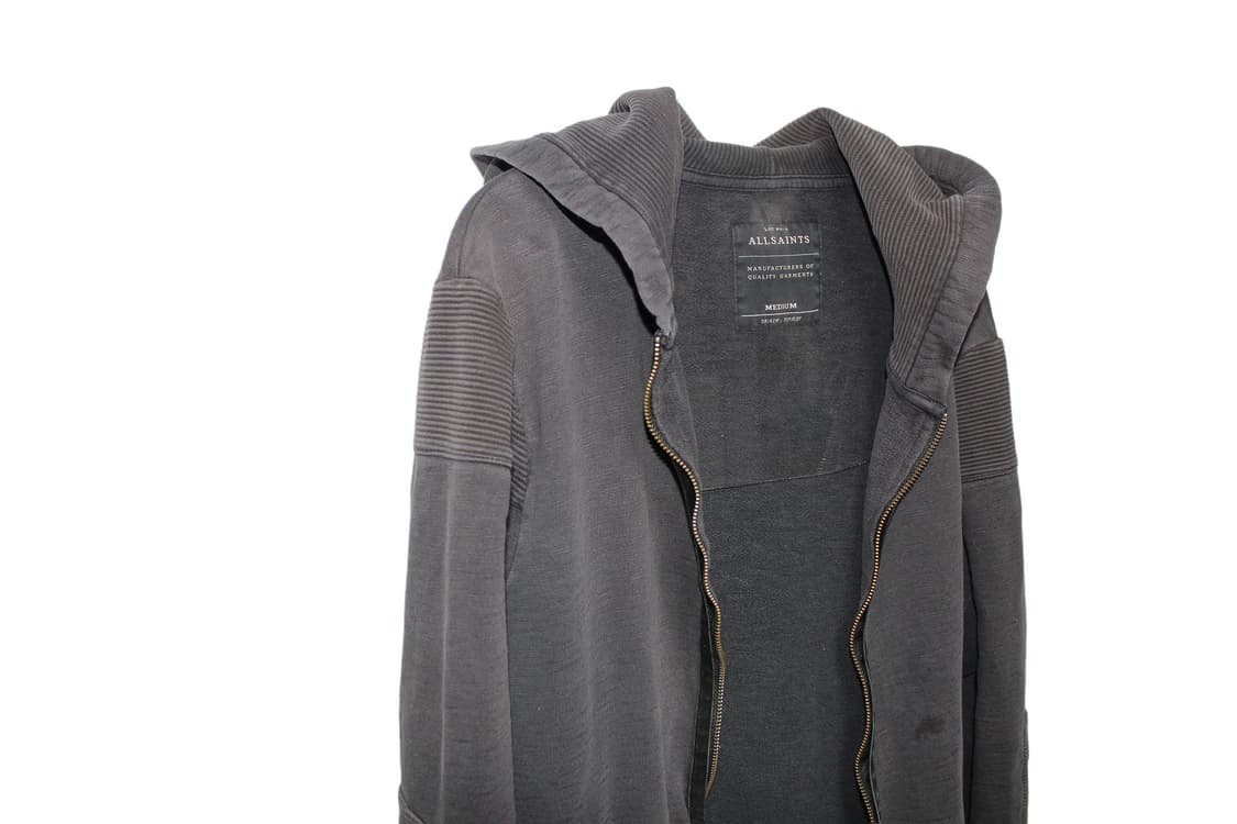 올세인츠 피그먼트 워시드다잉 후드집업 상품이미지2