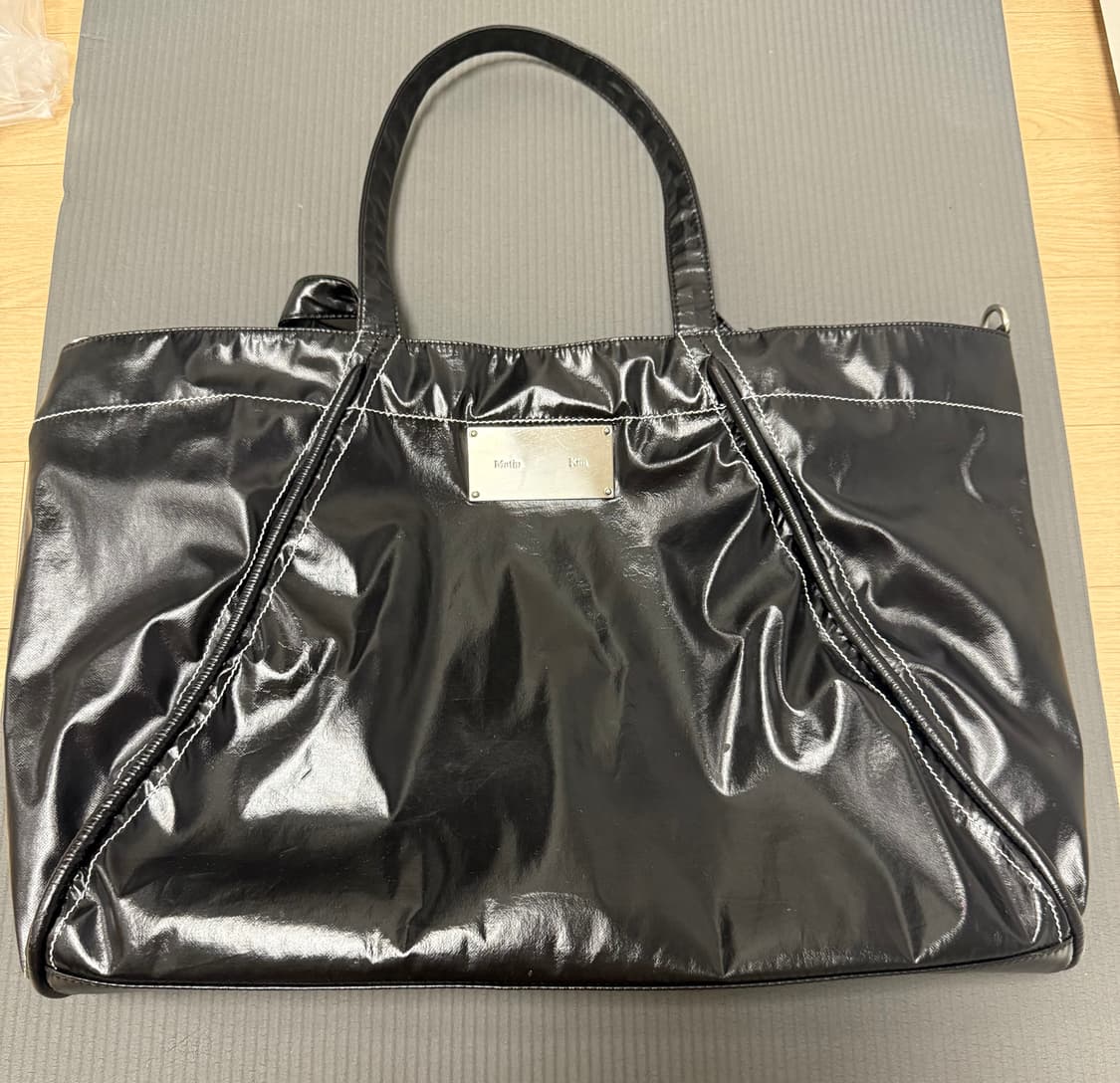 마뗑킴 빅코팅 토트백 블랙 상품이미지3