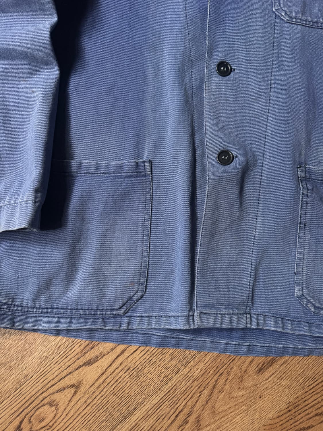 [L]90's 빈티지 썬페이딩 베드포드 타입 프렌치 워크자켓 상품이미지5