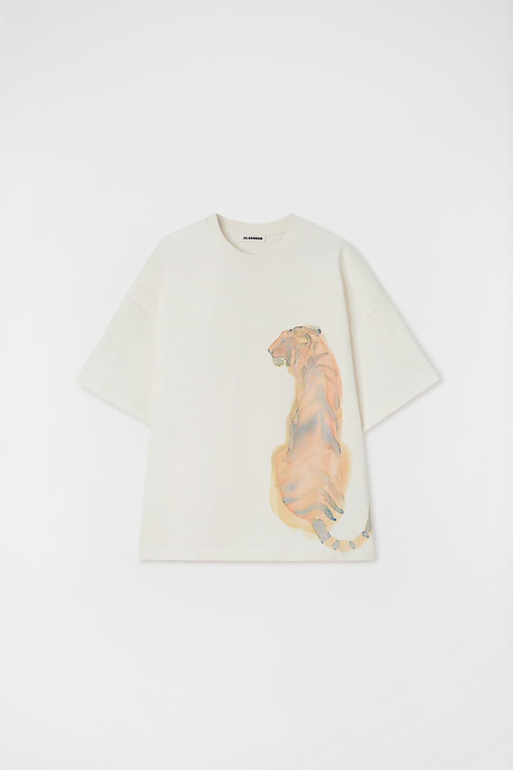 질샌더 오버사이즈 타이거프린트 티서츠 M 상품이미지1