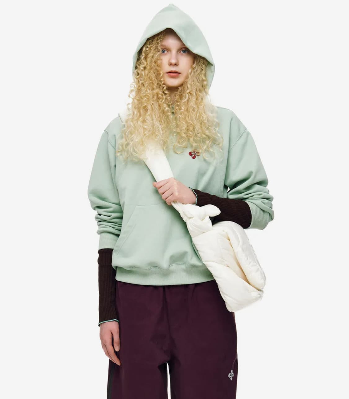 헤레틱 웨이브 후드티 민트 2사이즈 상품이미지1