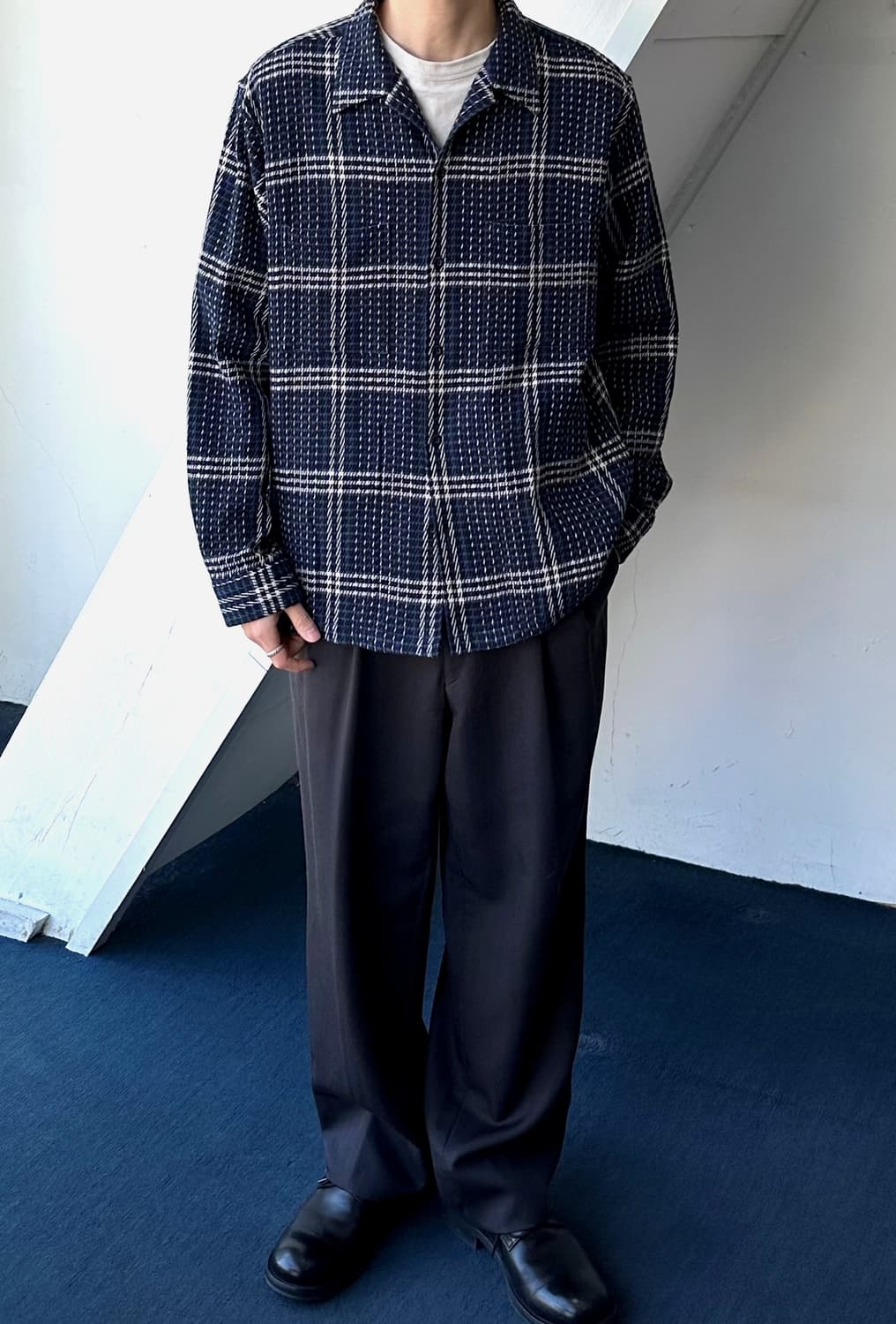 Cotton woven check design shirket 상품이미지6