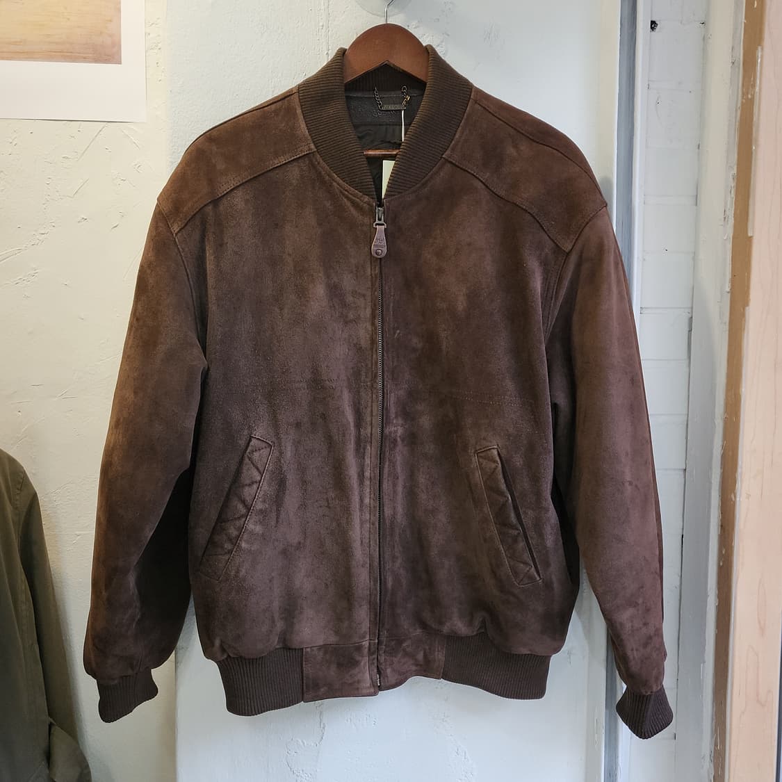 타운젠트 양가죽 스웨이드 봄버자켓 상품이미지1