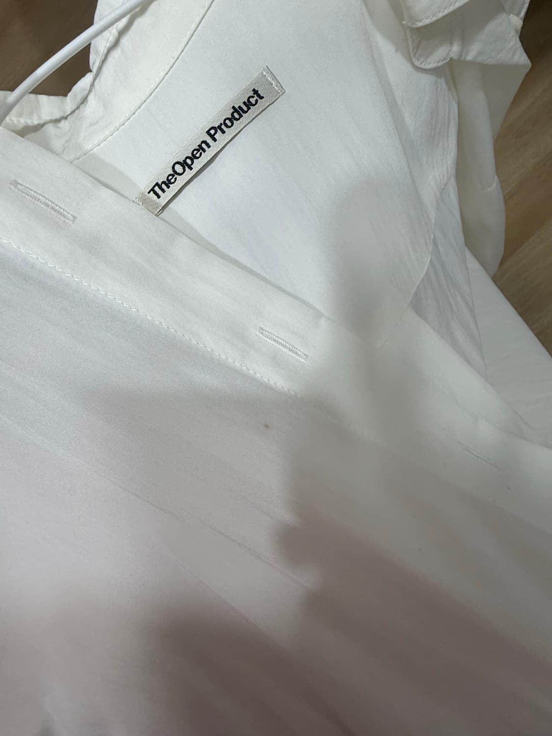 당배) Open yy patch pocket shirts white 상품이미지7