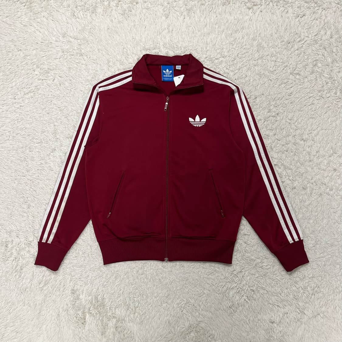 Adidas burgundy firebird jersey 상품이미지4