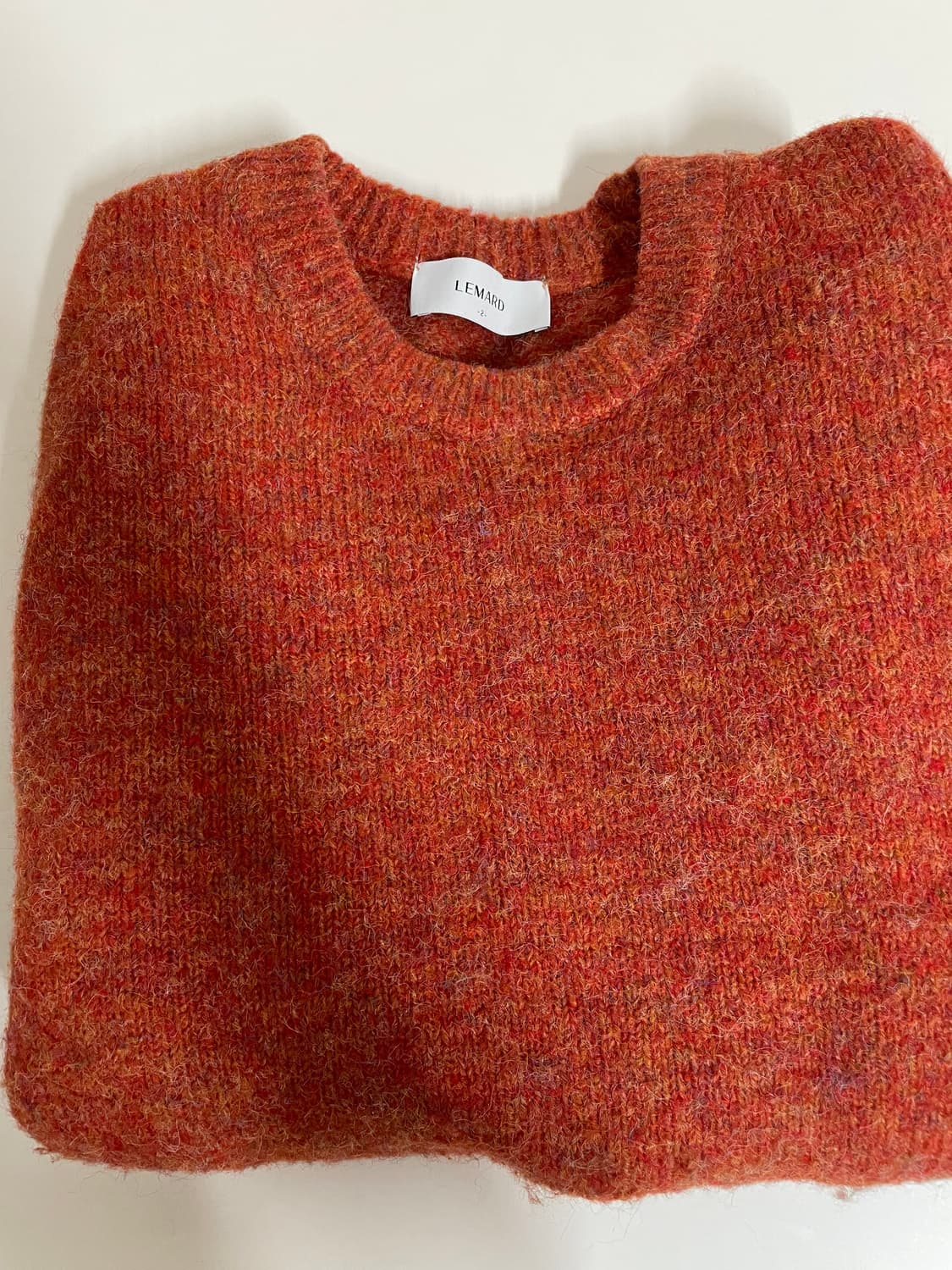 르마드 울 니트 오렌지 (2사이즈) 상품이미지2
