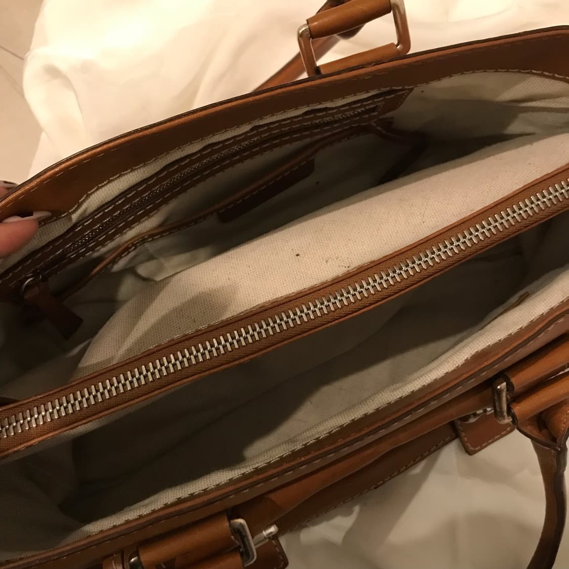 Michael Kors 마이클코어스 카멜 레더 토트백 상품이미지5