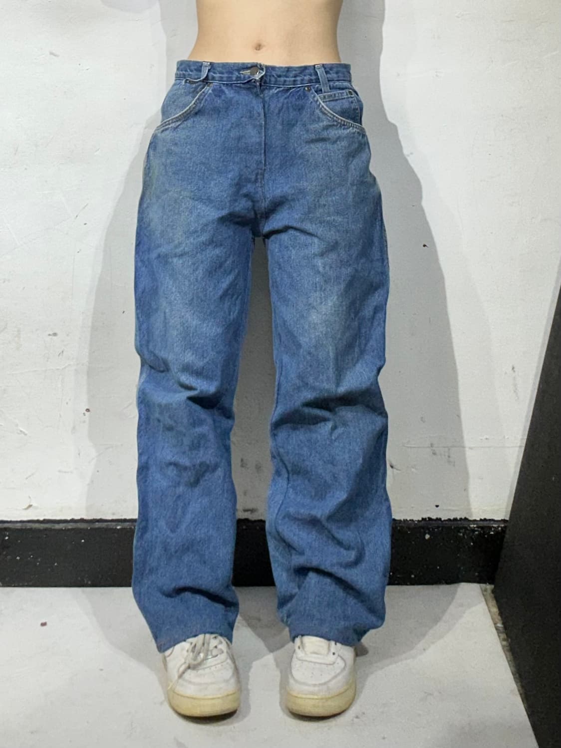 디키즈 중청 와이드 카펜터 워크 팬츠 데님 팬츠 청바지 스케이트 바지 상품이미지2