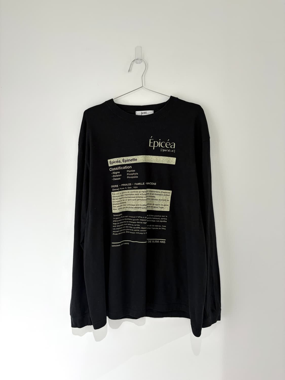 UNITED ATHLE x NINE long sleeve 상품이미지1