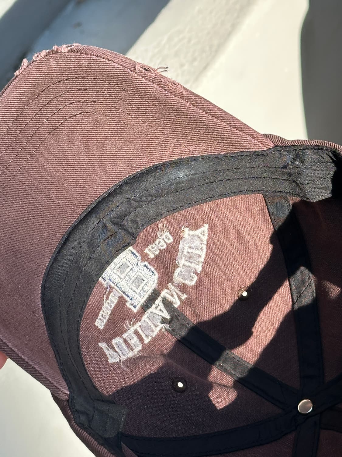 [F] 빈티지 퓨리탄시티 브라운 볼캡 모자 상품이미지5