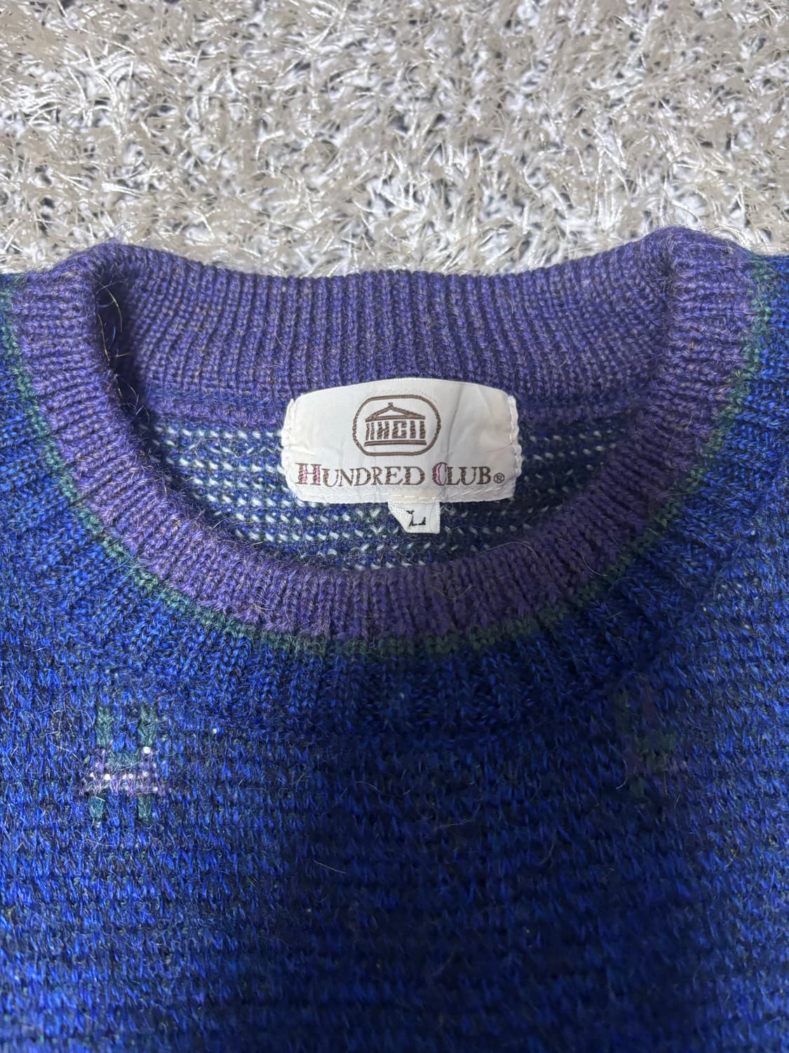 일제 모헤어 니트 사이즈 100 상품이미지3