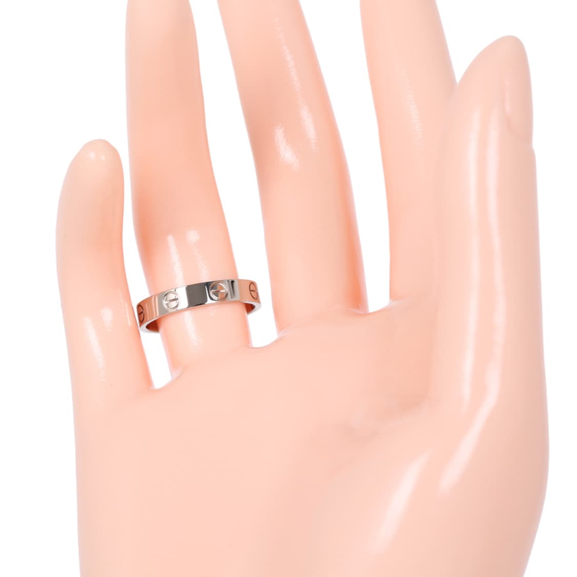 까르띠에 화이트골드 러브링 웨딩링 러브반지 18K WG 54호 상품이미지7