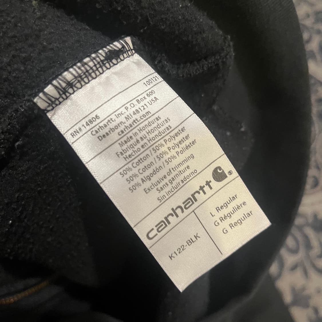 L 칼하트 후드집업/W2261 상품이미지5