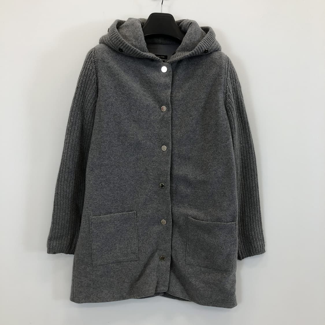 마시모두띠 이탈리안얀 캐시미어 후드코트 S 상품이미지1