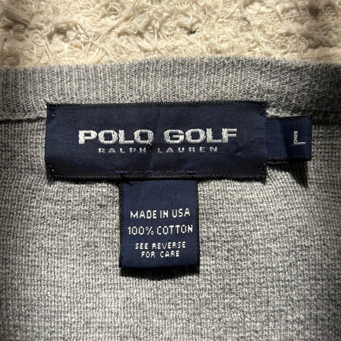 폴로 랄프로렌 클래식 패턴 브이넥 니트  상품이미지8