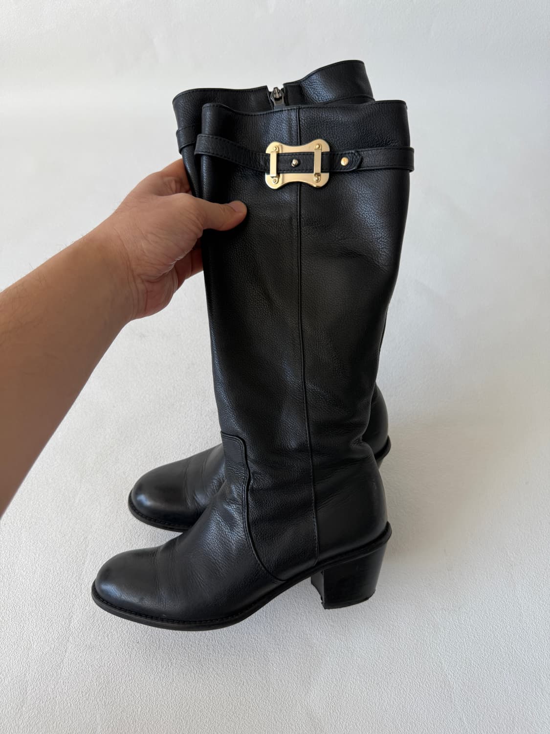 [230]Pre owned 레더 부츠 상품이미지2