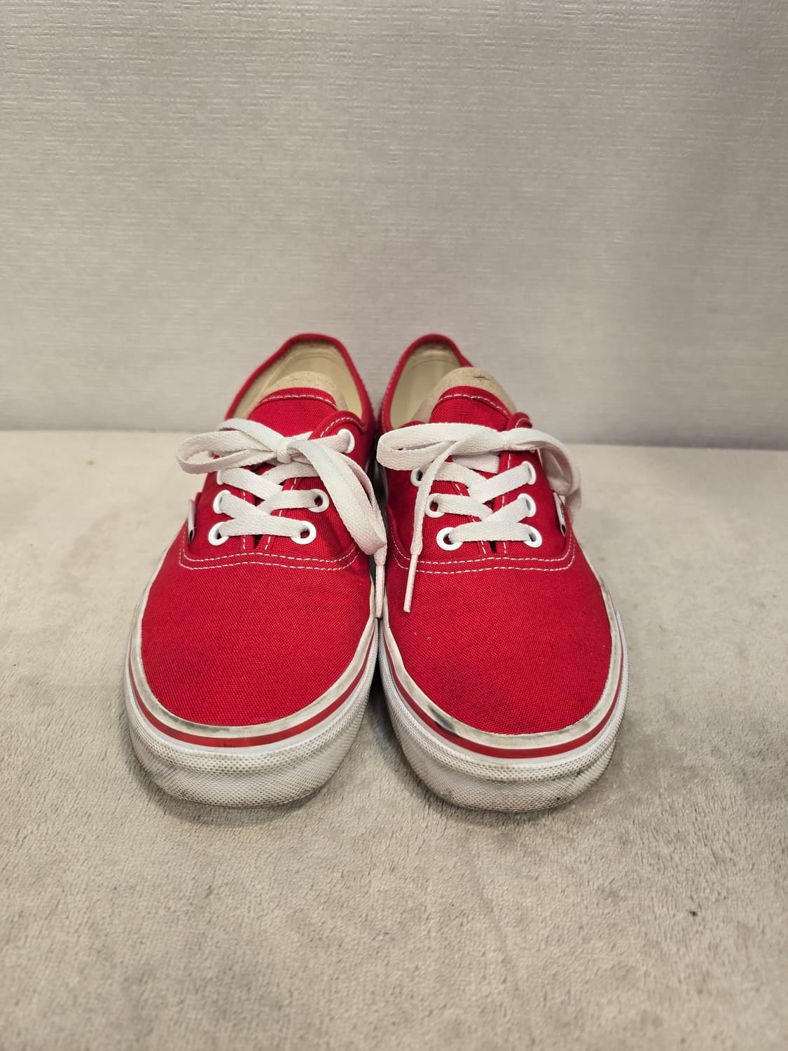 반스 어센틱 레드 스니커즈 240mm 상품이미지2