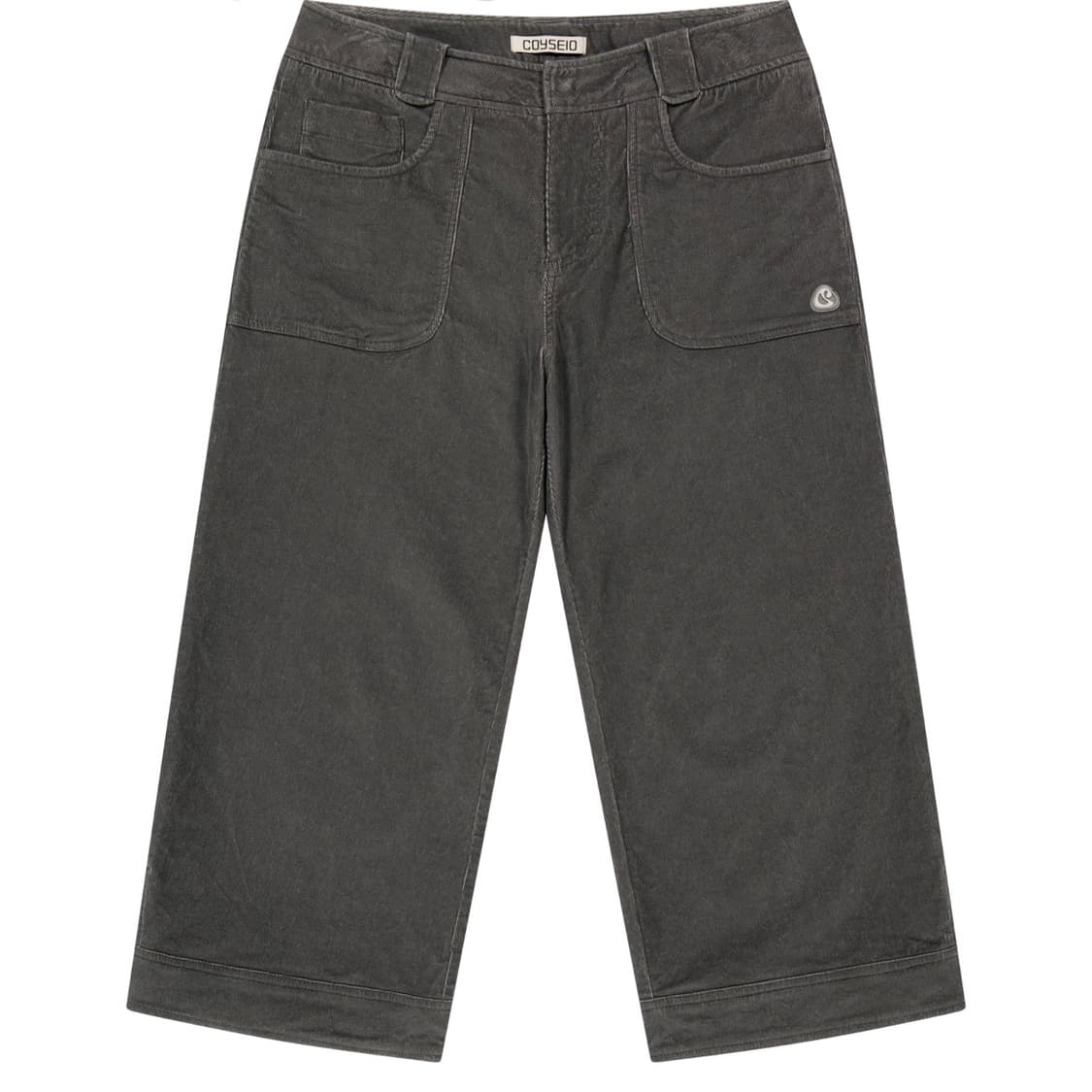 Coyseio RUSTIC CORDUROY CAPRI PANTS CHAR 상품이미지1