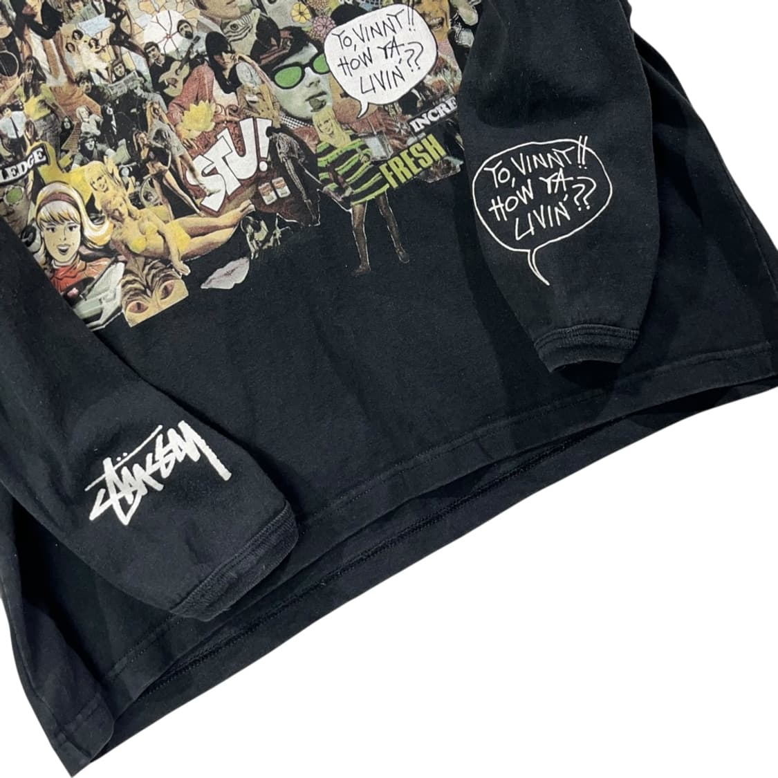 [STUSSY] 90‘s 스투시 그래피티 롱슬리브 티셔츠 상품이미지3