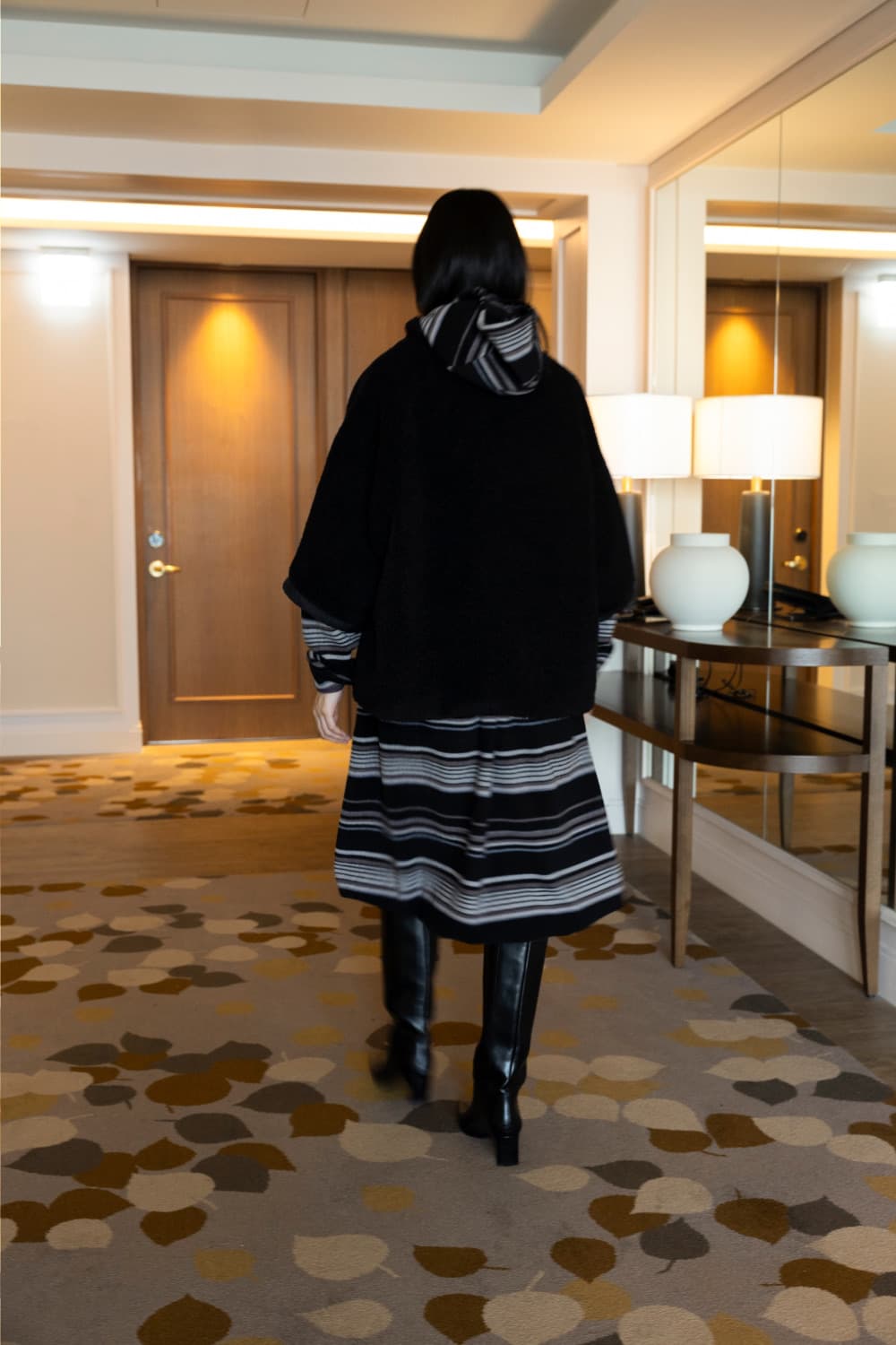 포코포스카 셔링 볼륨 스커트 상품이미지2